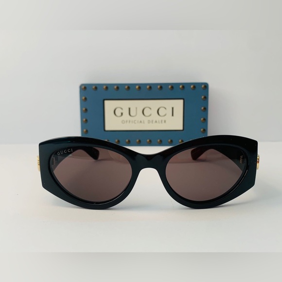 💯 Authentic - New GUCCI GG1401S BLACK-BLACK-GREY
Sunglasses - Picture 4 of 14